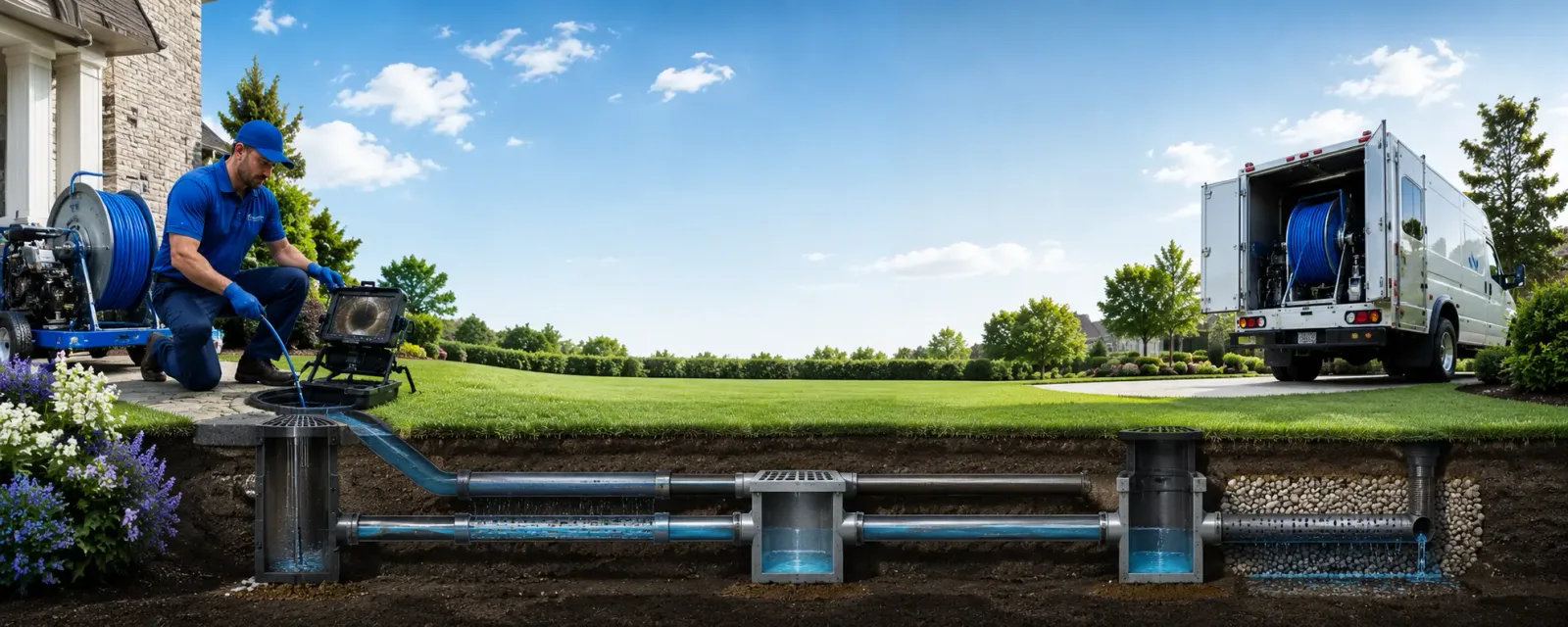 Outdoor drain cleaning information for Changewater, NJ